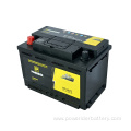 12v 75ah DIN75 lead-acid car starting battery